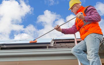 Loders soft wash roof cleaning